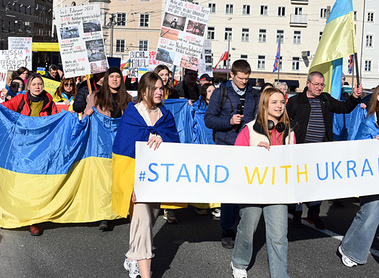 Demonstration - Solidarität mit der Ukraine / eds/naghshi Demonstration - Solidarität mit der Ukraine